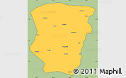 Savanna Style Simple Map of Raohe, cropped outside