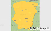 Savanna Style Simple Map of Raohe