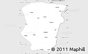 Silver Style Simple Map of Raohe