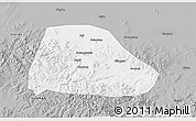 Gray 3D Map of Shuangyashan Shi