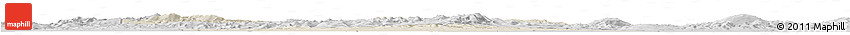 Shaded Relief Horizon Map of Shuangyashan Shi, desaturated Shaded Relief Horizon Map of Shuangyashan Shi, desaturated