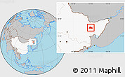 Gray Location Map of Shuangyashan Shi, highlighted country