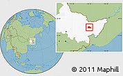 Savanna Style Location Map of Shuangyashan Shi, highlighted parent region