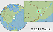 Savanna Style Location Map of Shuangyashan Shi