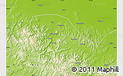 Physical Map of Shuangyashan Shi