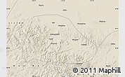 Shaded Relief Map of Shuangyashan Shi