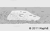 Gray Panoramic Map of Shuangyashan Shi