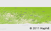 Physical Panoramic Map of Shuangyashan Shi