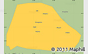 Savanna Style Simple Map of Shuangyashan Shi
