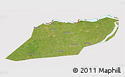 Satellite 3D Map of Suibin, cropped outside
