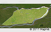 Satellite 3D Map of Suibin, darken