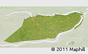 Satellite 3D Map of Suibin, lighten