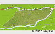 Satellite 3D Map of Suibin, physical outside