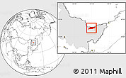 Blank Location Map of Suibin, highlighted parent region