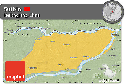 Savanna Style Map of Suibin