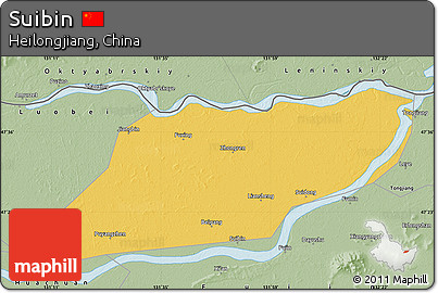 Savanna Style Map of Suibin