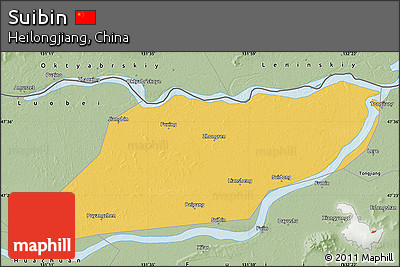 Savanna Style Map of Suibin