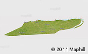 Satellite Panoramic Map of Suibin, cropped outside