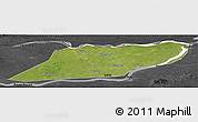 Satellite Panoramic Map of Suibin, darken, desaturated