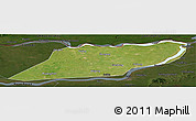 Satellite Panoramic Map of Suibin, darken