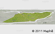 Satellite Panoramic Map of Suibin, lighten, semi-desaturated