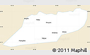 Classic Style Simple Map of Suibin, single color outside