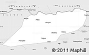 Silver Style Simple Map of Suibin