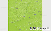 Physical 3D Map of Suihua