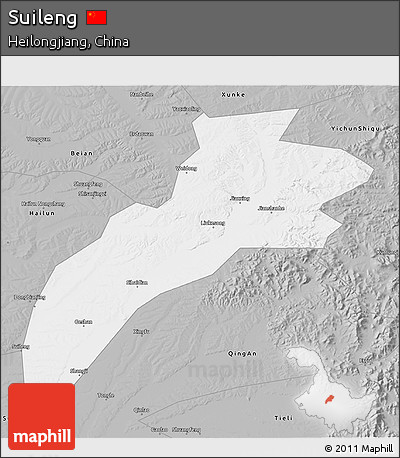 Gray 3D Map of Suileng