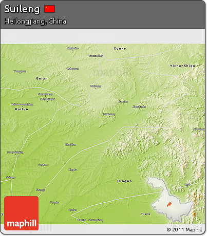 Physical 3D Map of Suileng