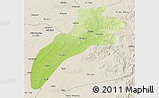 Physical 3D Map of Suileng, shaded relief outside