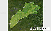 Satellite 3D Map of Suileng, darken