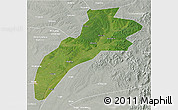 Satellite 3D Map of Suileng, lighten, semi-desaturated