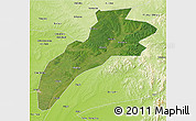 Satellite 3D Map of Suileng, physical outside