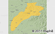 Savanna Style 3D Map of Suileng