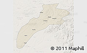 Shaded Relief 3D Map of Suileng, lighten