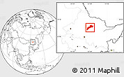 Blank Location Map of Suileng