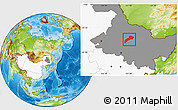 Physical Location Map of Suileng, highlighted country, highlighted parent region