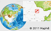Physical Location Map of Suileng, highlighted country