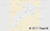 Classic Style Map of Suileng, single color outside