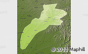 Physical Map of Suileng, darken