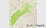 Physical Map of Suileng, shaded relief outside