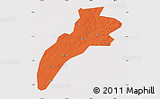 Political Map of Suileng, cropped outside