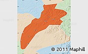 Political Map of Suileng, lighten