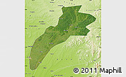 Satellite Map of Suileng, physical outside