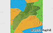 Satellite Map of Suileng, political outside