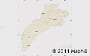 Shaded Relief Map of Suileng, cropped outside