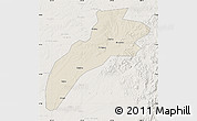 Shaded Relief Map of Suileng, lighten
