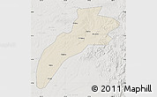 Shaded Relief Map of Suileng, lighten, semi-desaturated