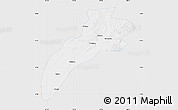 Silver Style Map of Suileng, single color outside